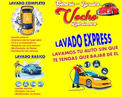 lubricentro gomeria y lavadero vocho 1